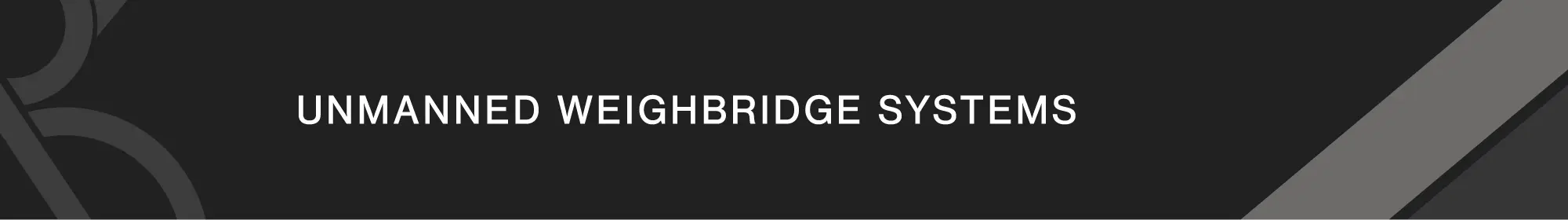 Unmanned Weighbridge Systems